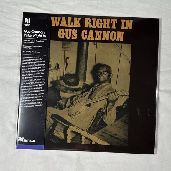 Gus Cannon Walk Right In LP ~ Exclusive 180g Colored Vinyl ~ Brand New! - Picture 2 of 2
